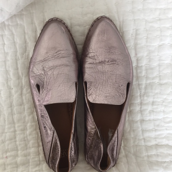 Sarto by Franco Sarto metallic espadrille flats - Picture 1 of 4